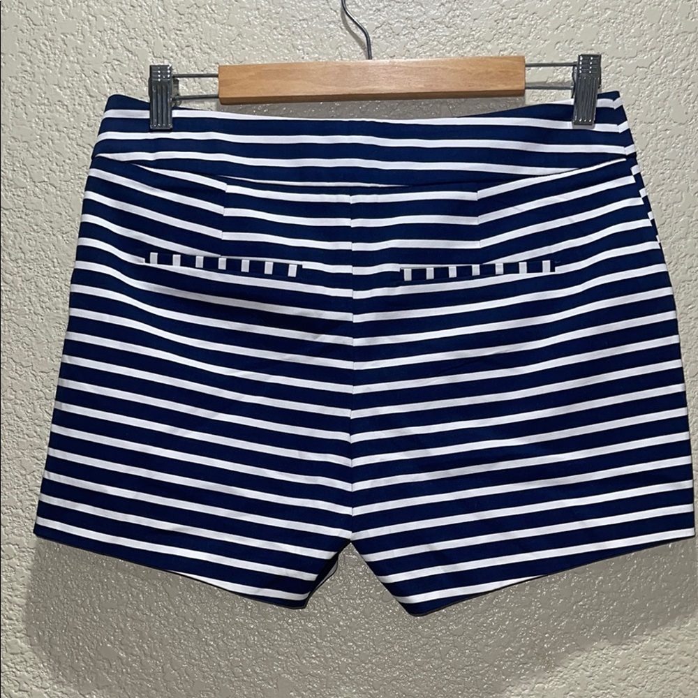 Maison Jules Blue and White Striped Shorts - Picture 5 of 6